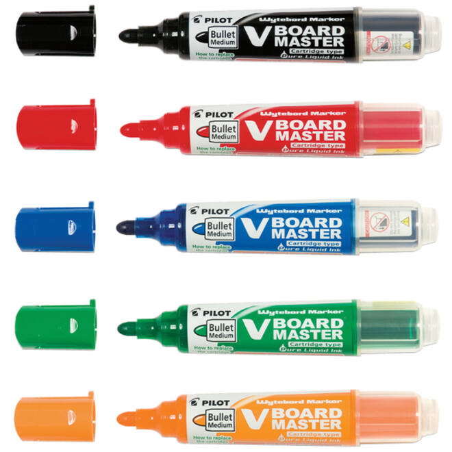 Viltstift PILOT Begreen whiteboard rond medium zwart