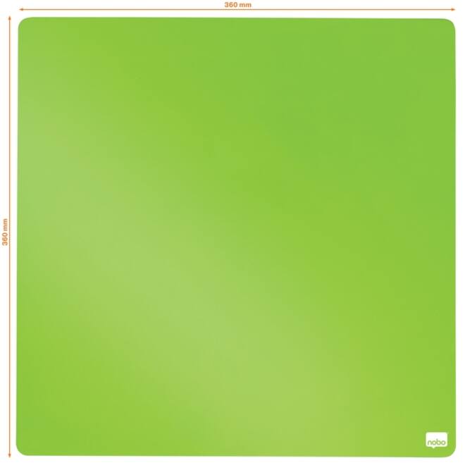 Whiteboard Nobo tegel 36x36cm groen magnetisch