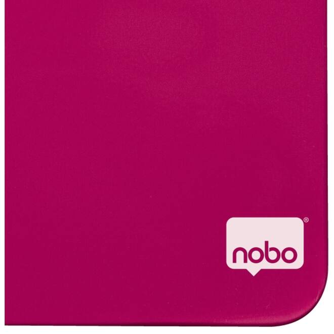 Whiteboard Nobo tegel 36x36cm roze magnetisch