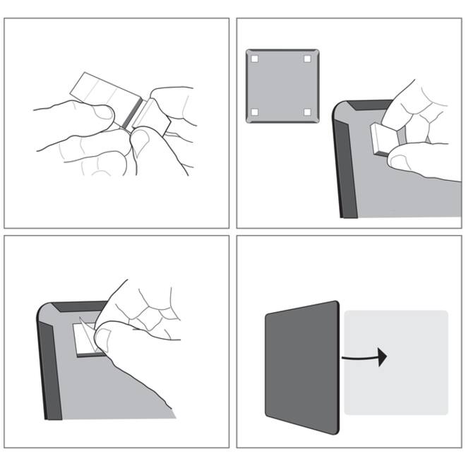 Whiteboard Nobo 21.6x28cm magnetisch assorti