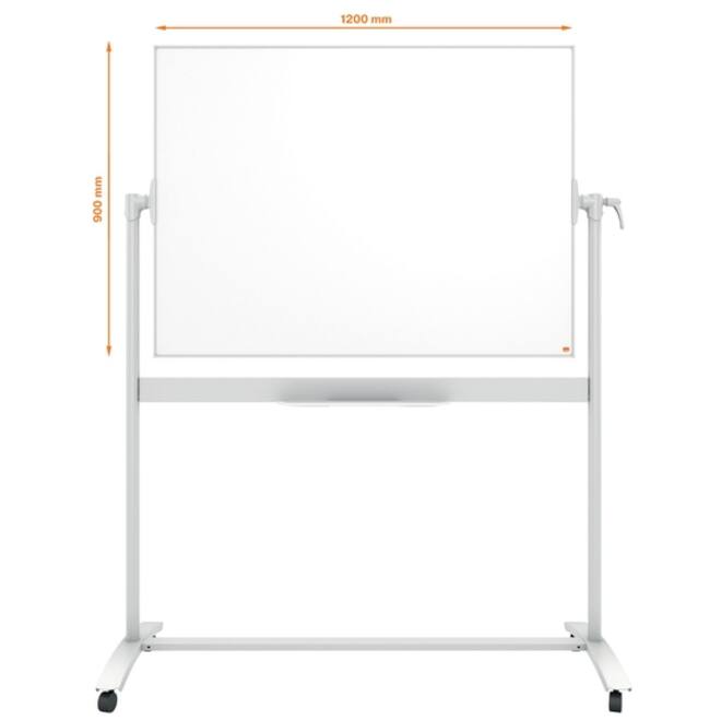 Whiteboard Nobo kantelbord 90x120cm magnetisch emaille