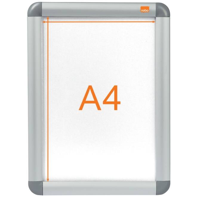 Kliklijst Nobo Premium Plus A4 aluminium