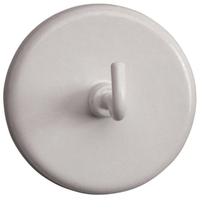 Magneet met haak MAUL 47mm trekkracht 12kg wit