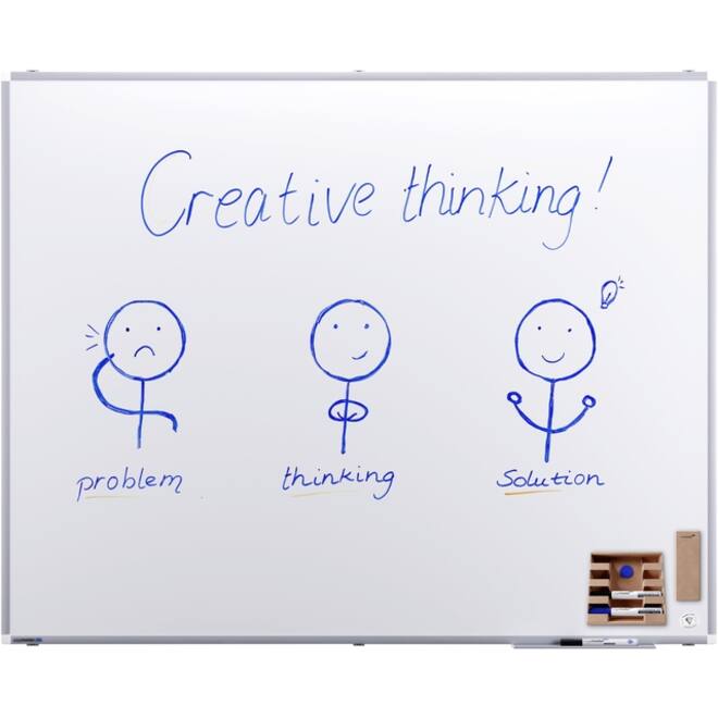 Whiteboard Legamaster Premium+ 120x150cm magnetisch emaille