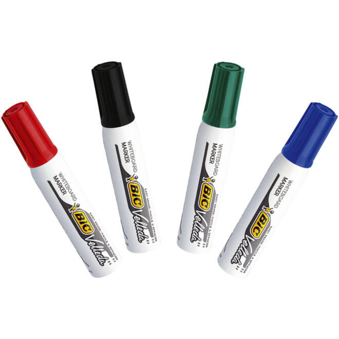 Viltstift Bic Velleda 1781 whiteboard schuin large blauw