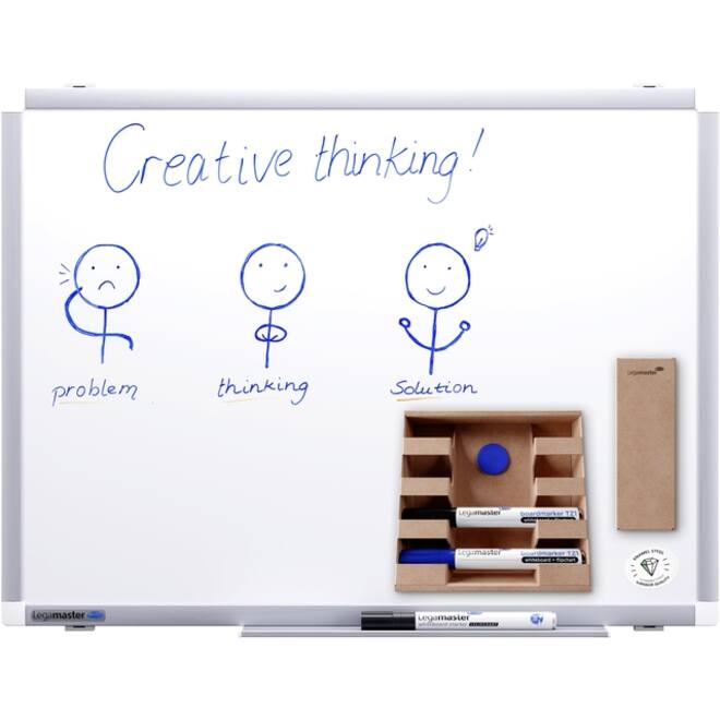 Whiteboard Legamaster Premium+ 45x60cm magnetisch emaille