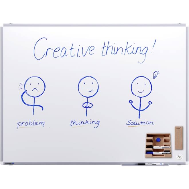Whiteboard Legamaster Premium+ 90x120cm magnetisch emaille