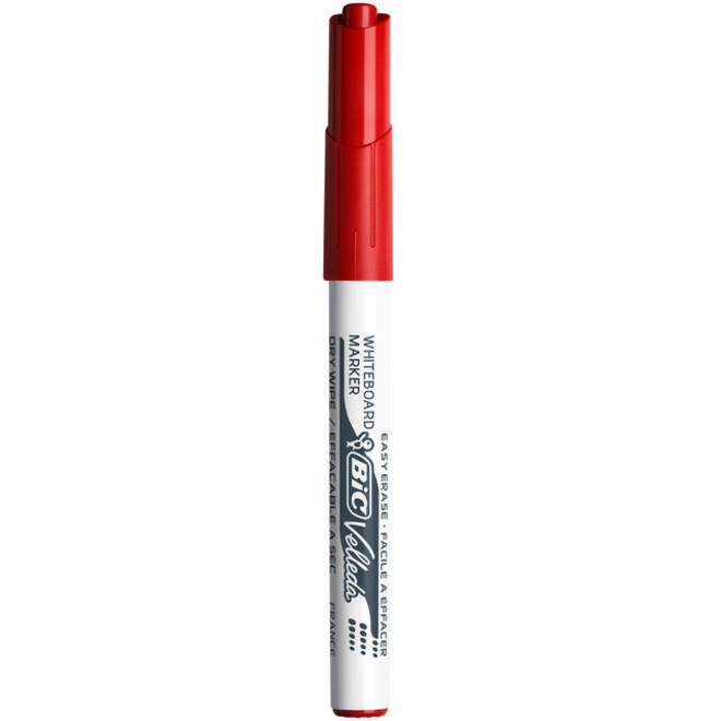 Viltstift Bic Velleda 1741 whiteboard rond medium rood