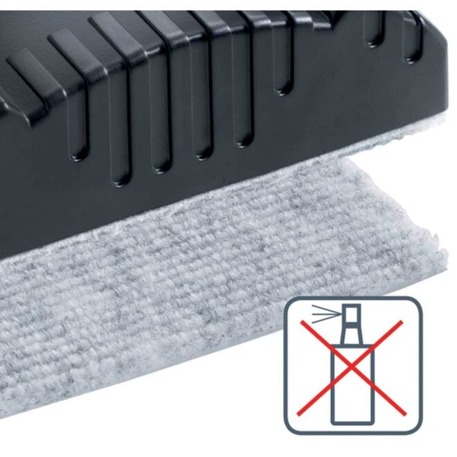 Whiteboardwisser Nobo magnetisch zwart