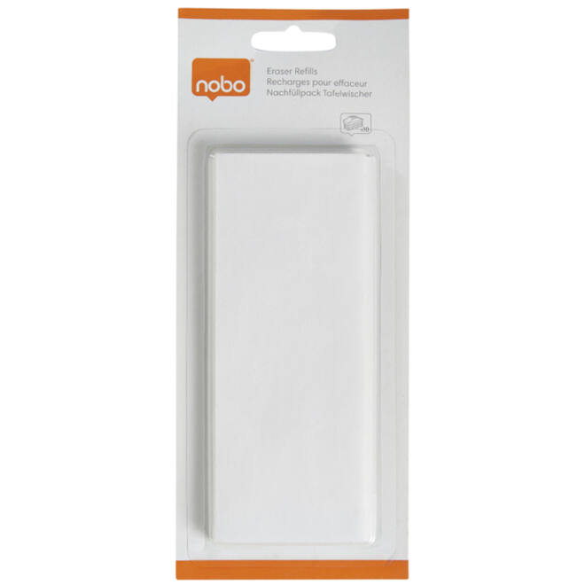 Navulling Nobo voor magnetische whiteboardwisser blauw