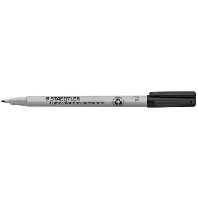 Viltstift Staedtler Lumocolor 316 non permanent F zwart