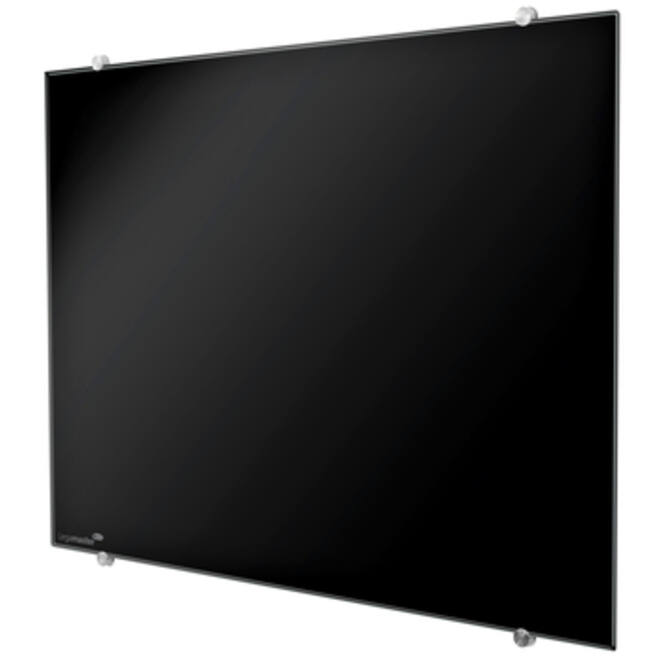 Glasbord Legamaster 90x120cm zwart
