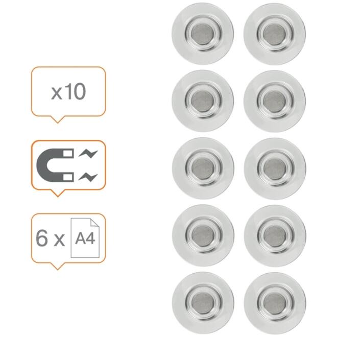 Glasbordmagneet Nobo extra sterk 32mm