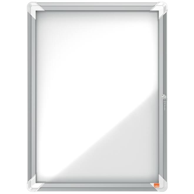 Buitenvitrine Nobo Premium Plus 4x A4 draaideur magnetisch