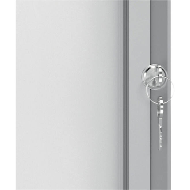 Buitenvitrine Nobo Premium Plus 9x A4 draaideur magnetisch