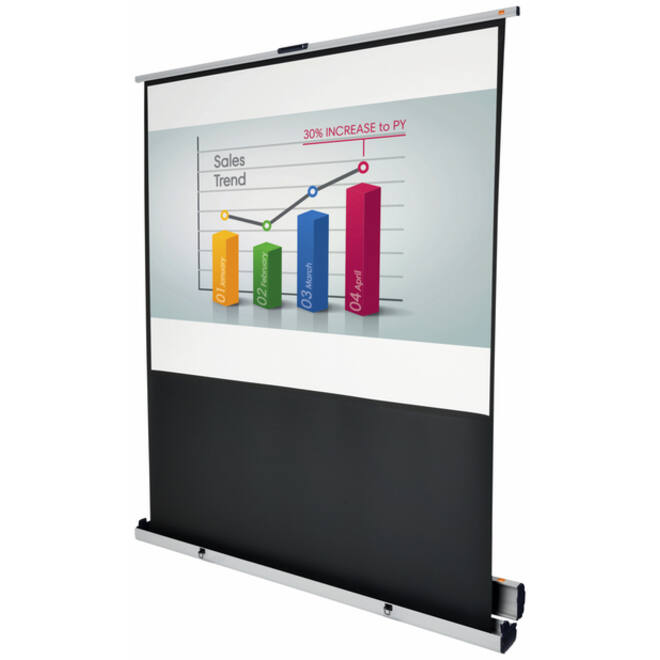 Projectiescherm Nobo draagbaar 162x122cm vloermodel