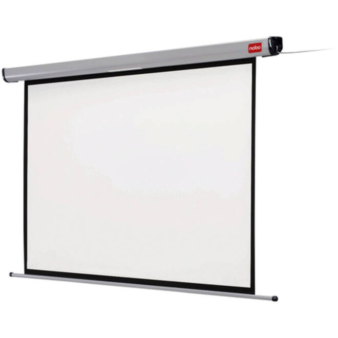 Projectiescherm Nobo wand 240cm elektrisch
