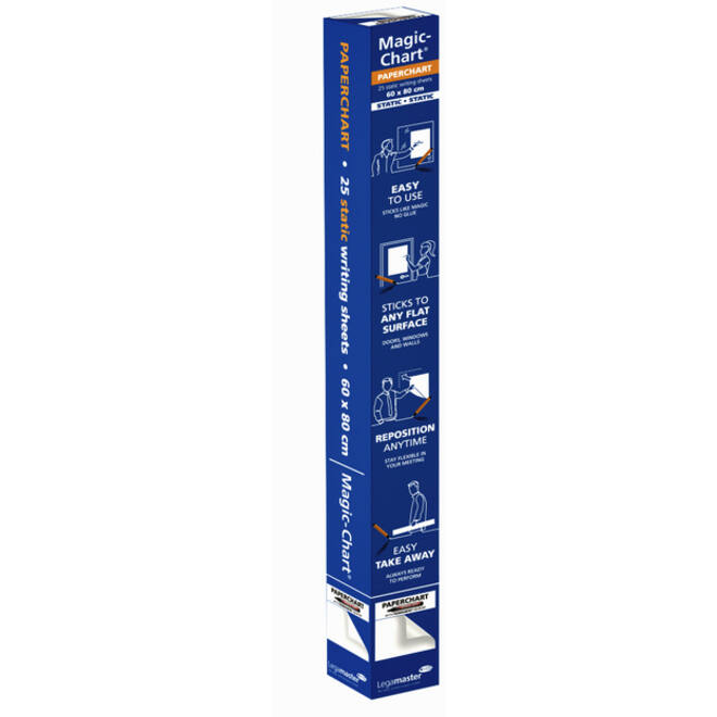 Magic-Chart Legamaster Paperchart folie 60x80cm wit