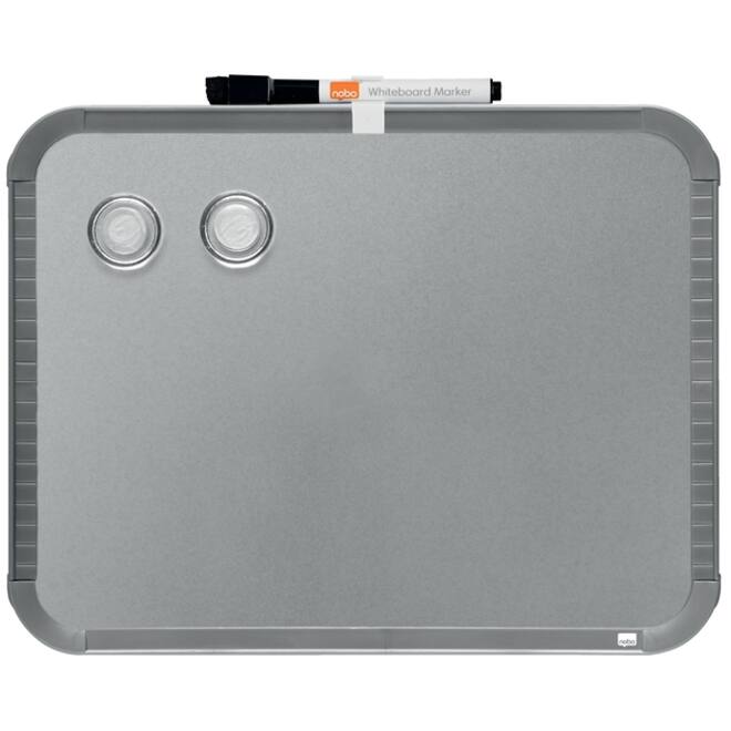 Whiteboard Nobo Slim Line 22x28cm zilver
