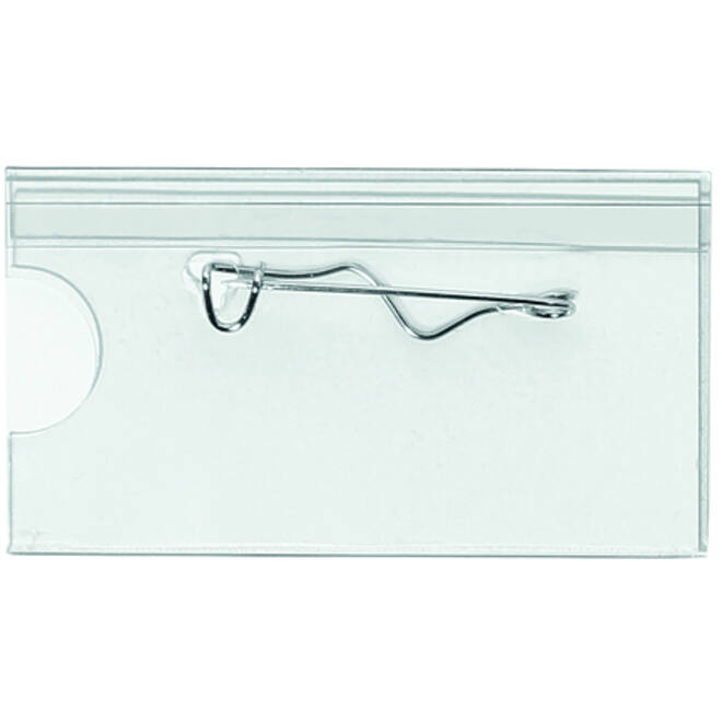Badge Quantore met speld 40x60mm