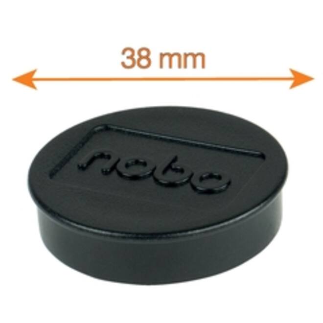 Magneet Nobo 38mm 800gr zwart