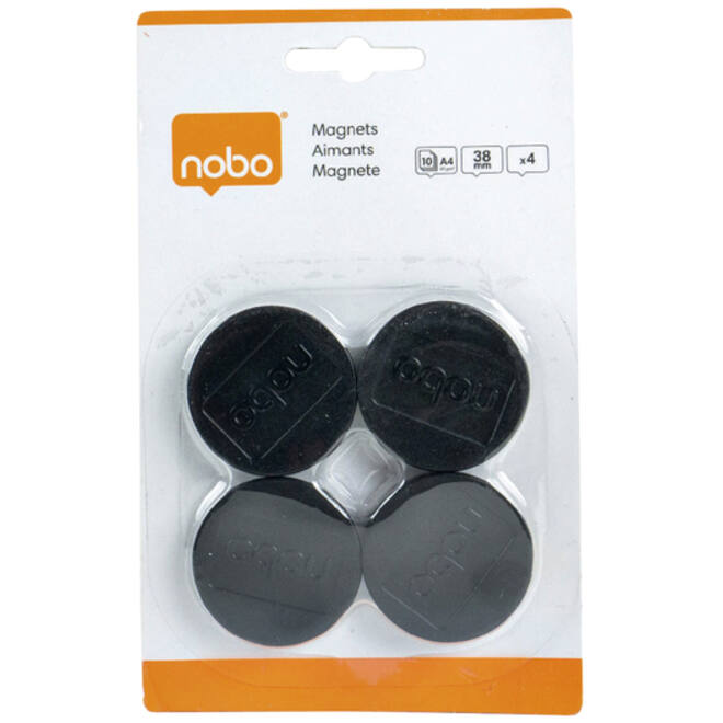Magneet Nobo 38mm 800gr zwart