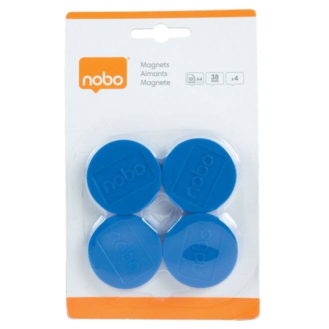 Magneet Nobo 38mm 800gr blauw