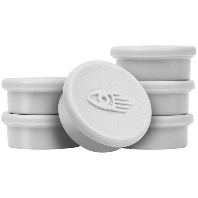 Magneet Legamaster 20mm 250gr wit 8stuks