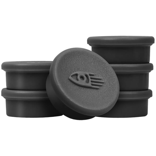 Magneet Legamaster 20mm 250gr zwart 8stuks