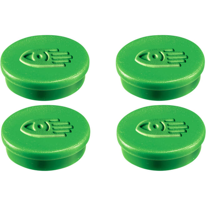 Magneet Legamaster 30mm 850gr groen 4stuks