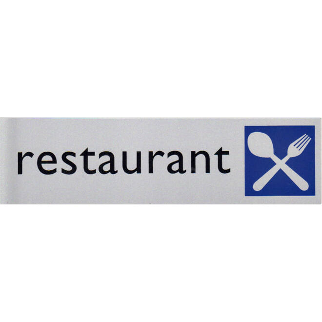 Infobord pictogram restaurant 165x44mm