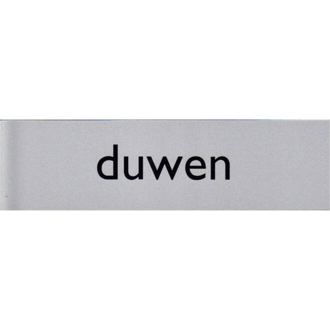 Infobord pictogram duwen 165x44mm