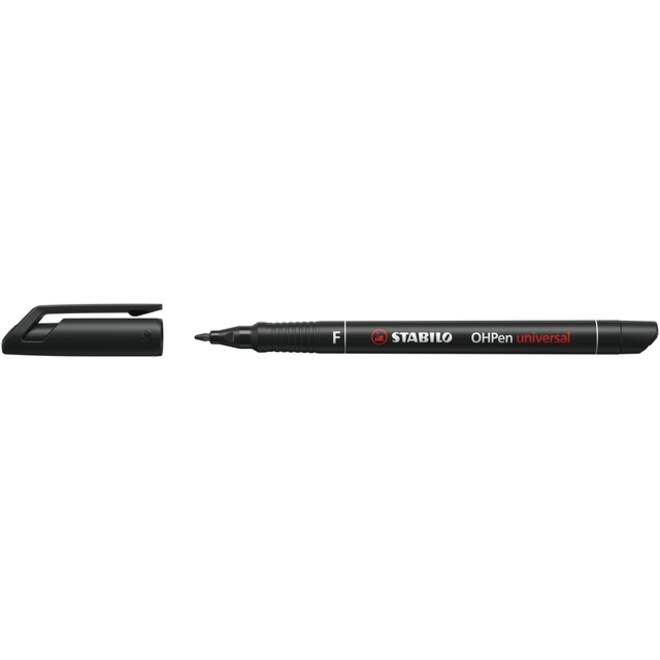 Viltstift STABILO OHpen 842/46 permanent rond fijn zwart