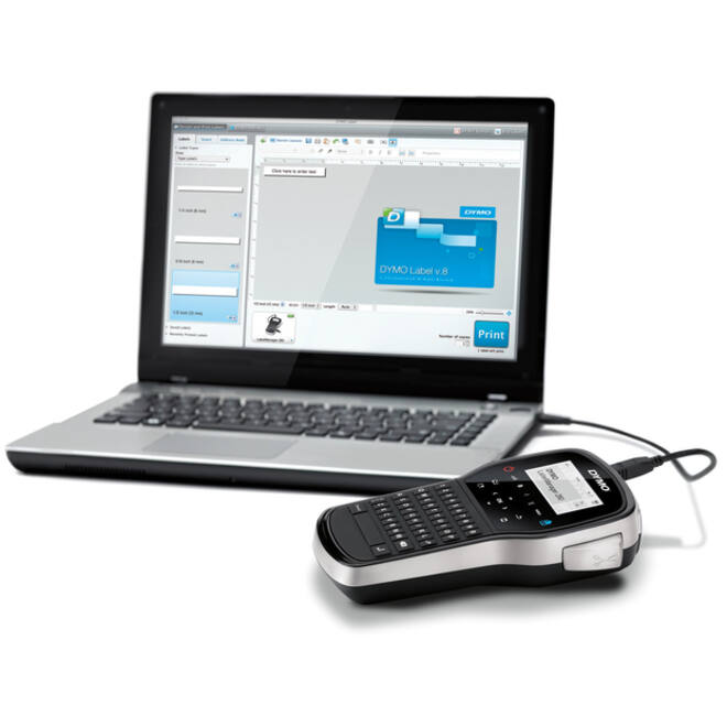 Labelprinter Dymo LabelManager 280 draagbaar qwerty 12mm zwart in koffer