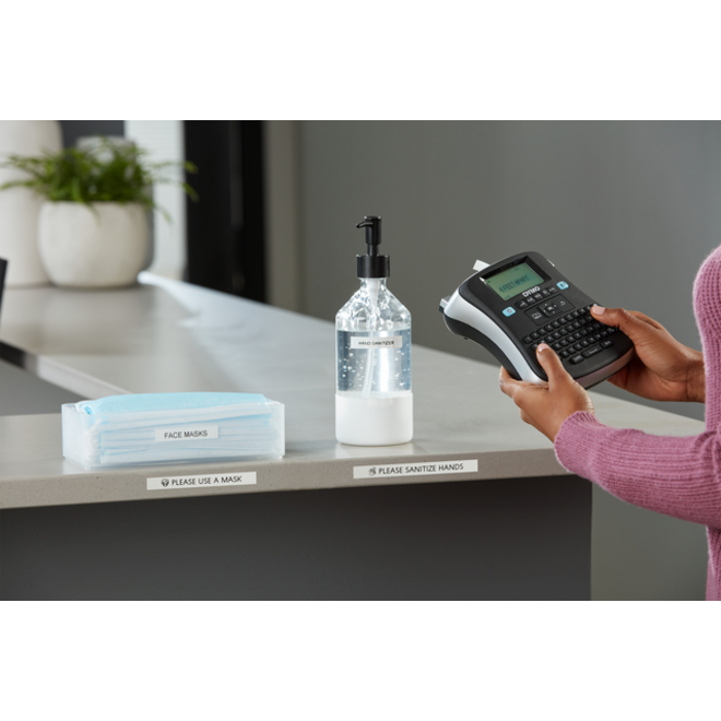 Labelprinter Dymo LabelManager 210D+ draagbaar qwerty 12mm zwart in koffer