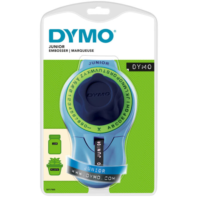 Lettertang Dymo Junior embossing blauw