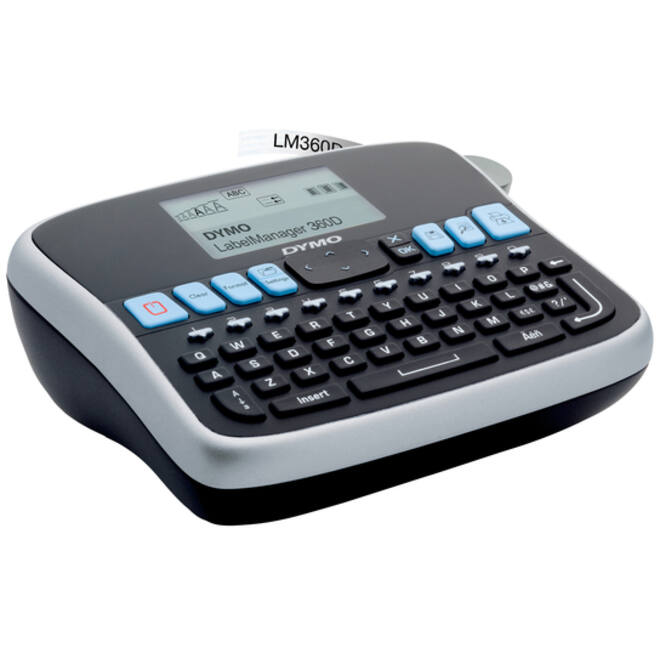 Labelprinter Dymo LabelManager 360D draagbaar qwerty 19mm zwart