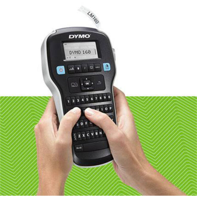 Labelprinter Dymo LabelManager 160 draagbaar qwerty 12mm zwart
