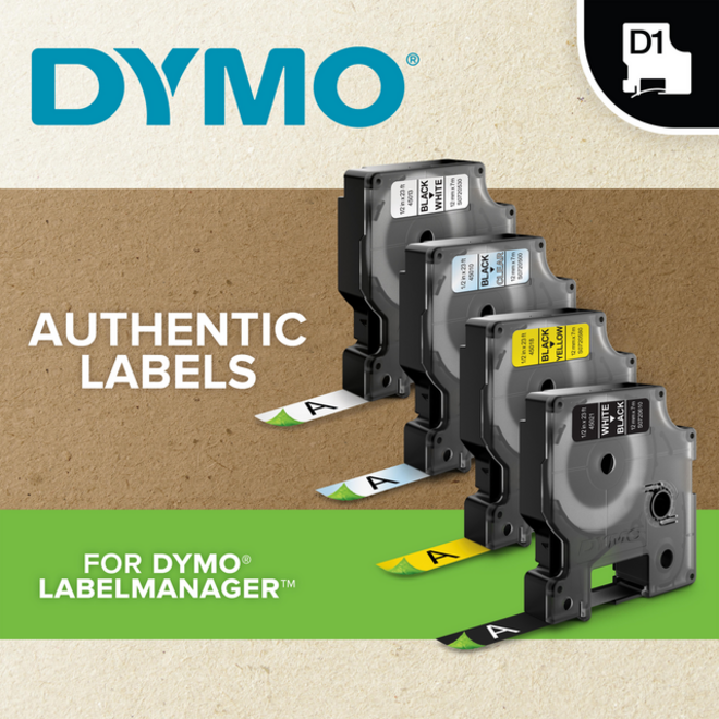 Labelprinter Dymo LabelManager 160 draagbaar azerty 12mm zwart
