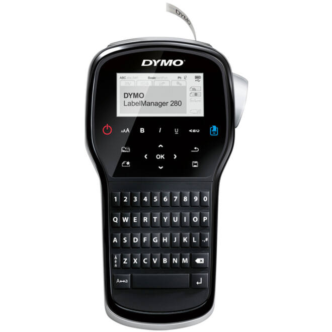 Labelprinter Dymo LabelManager 280 draagbaar qwerty 12mm zwart