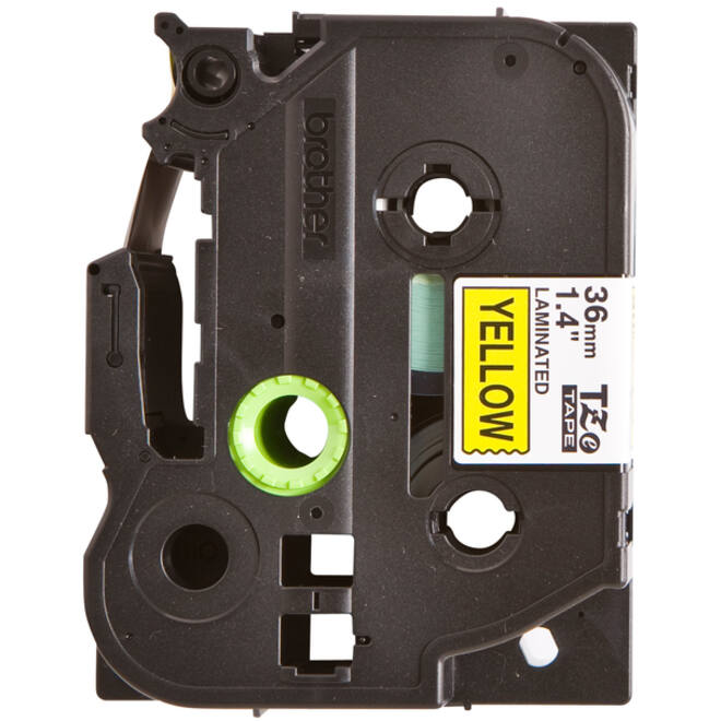Labeltape Brother P-touch TZE-661 36mm zwart op geel