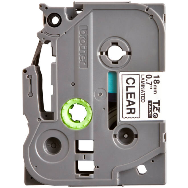 Labeltape Brother P-touch TZE-141 18mm zwart op transparant