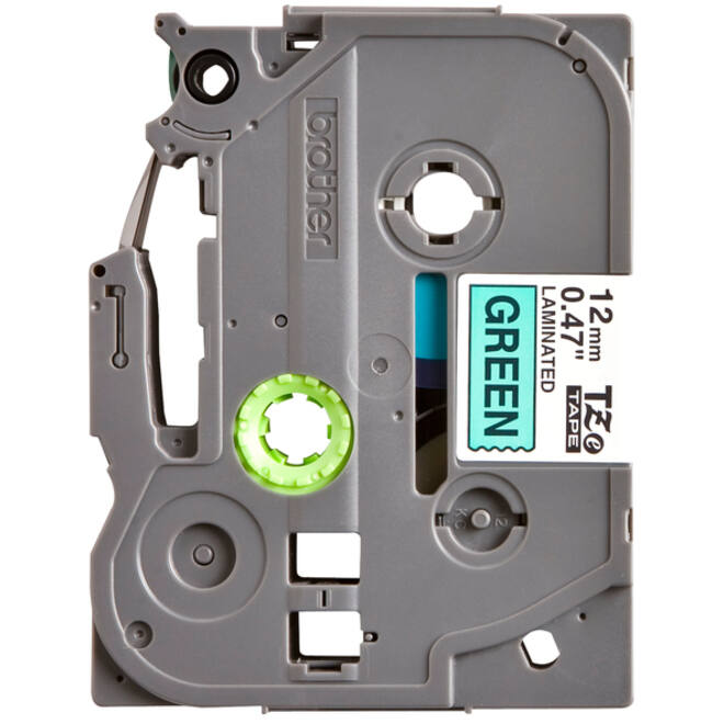 Labeltape Brother P-touch TZE-731 12mm zwart op groen