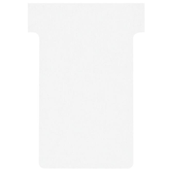 T-kaart Nobo nr.2 48mm wit 100 stuks
