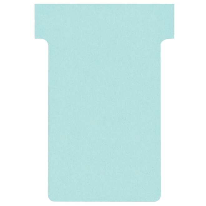 T-kaart Nobo nr.2 48mm blauw 100 stuks