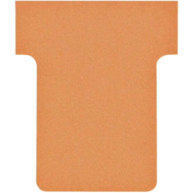 T-kaart Nobo nr 1.5 36mm oranje 100 stuks