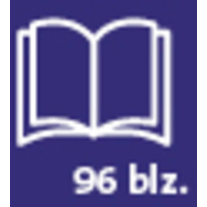 Notitieboek Djois Atlanta gelijmd 330x205mm 96 blz.blauw