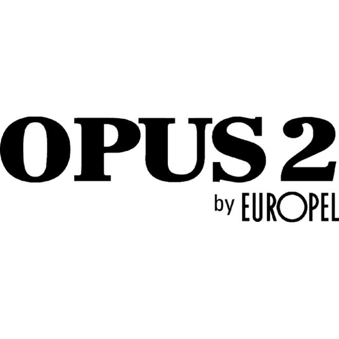 Vloersticker OPUS 2 40x15cm lichtgrijs/zwart