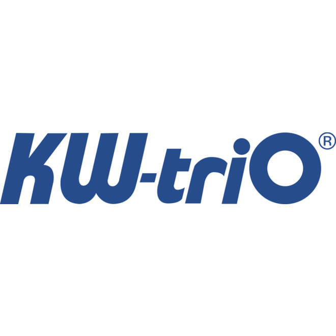 Plakbandhouder KW trio voor 33m zwart