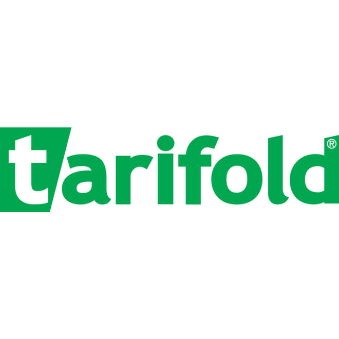 Bureaustandaard leeg Tarifold metaal voor 10 A4 tassen met sidestops